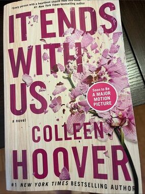 Paperback Novel - It Ends With Us (Pink Cover)